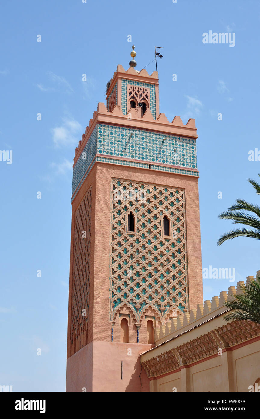 La ville de marrakech maroc Moulay El yazid Mosque architecture Banque D'Images