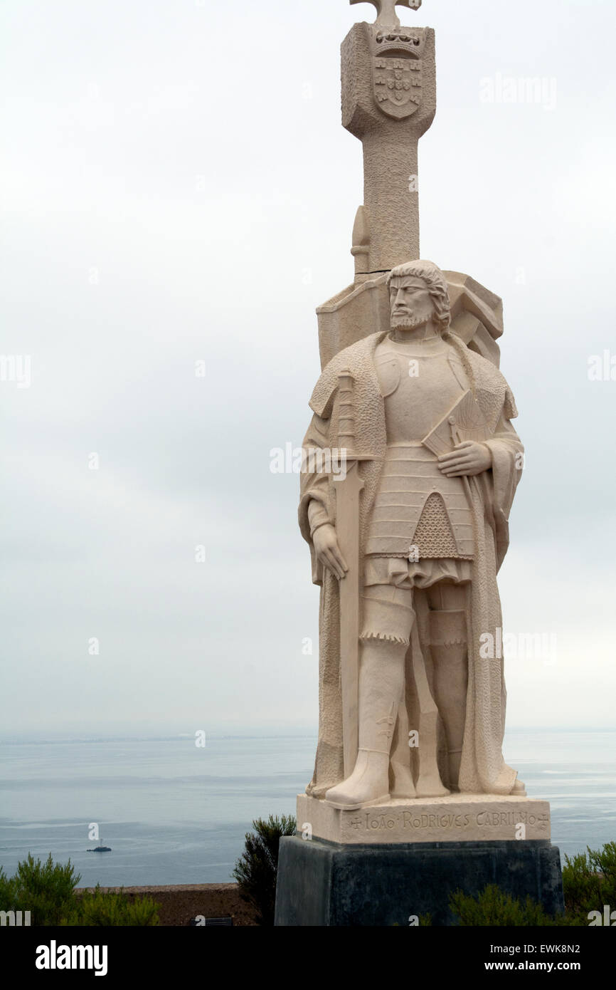 Monument Cabrillo, près de Point Loma Sandiego, en Californie. Banque D'Images