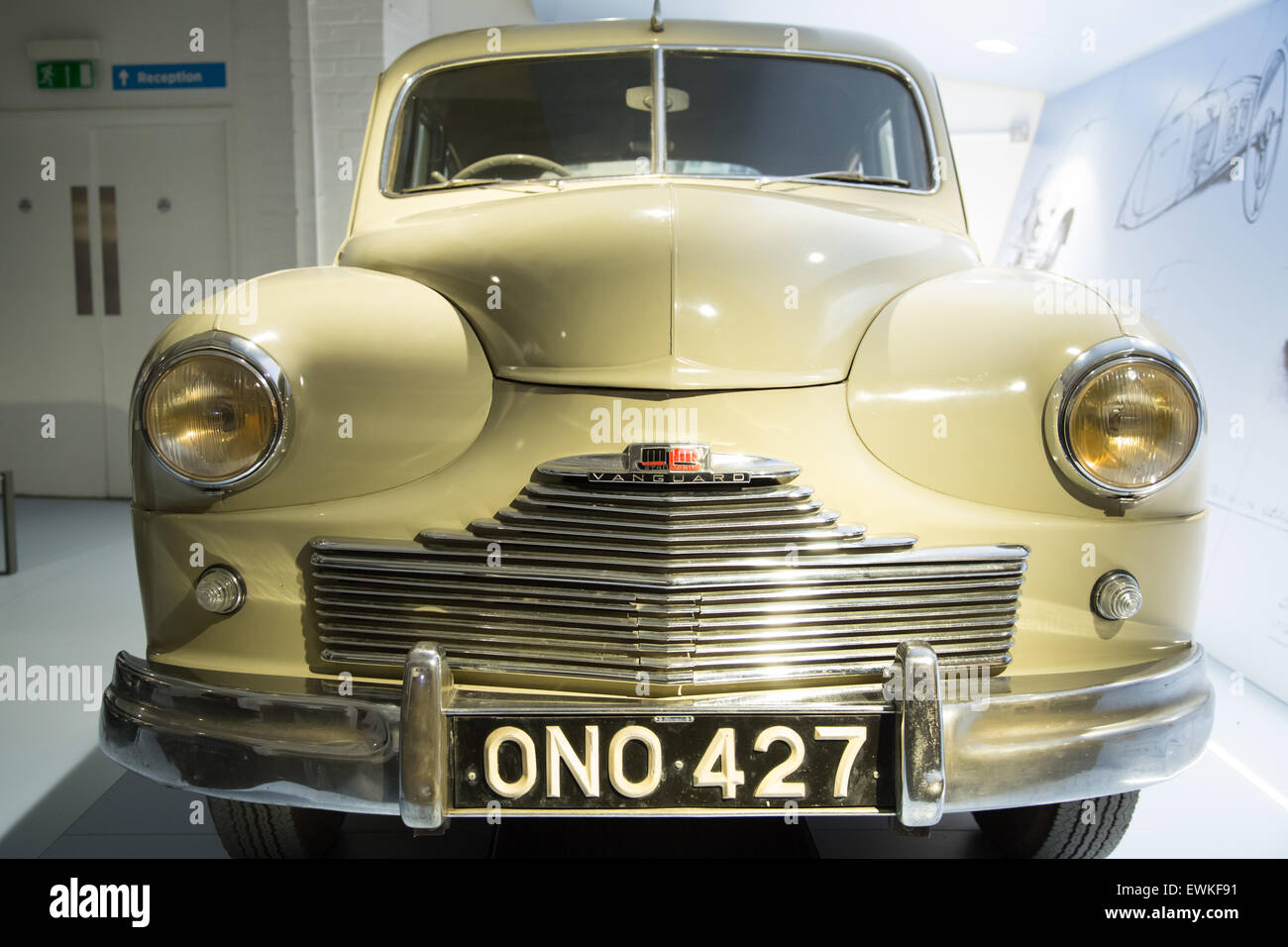 1948 Vanguard Standard motorcar vintage conçu par Walter Belgrove Banque D'Images