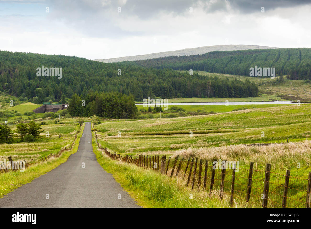 Altnahinch Dam le comté d'Antrim Irlande du Nord Banque D'Images