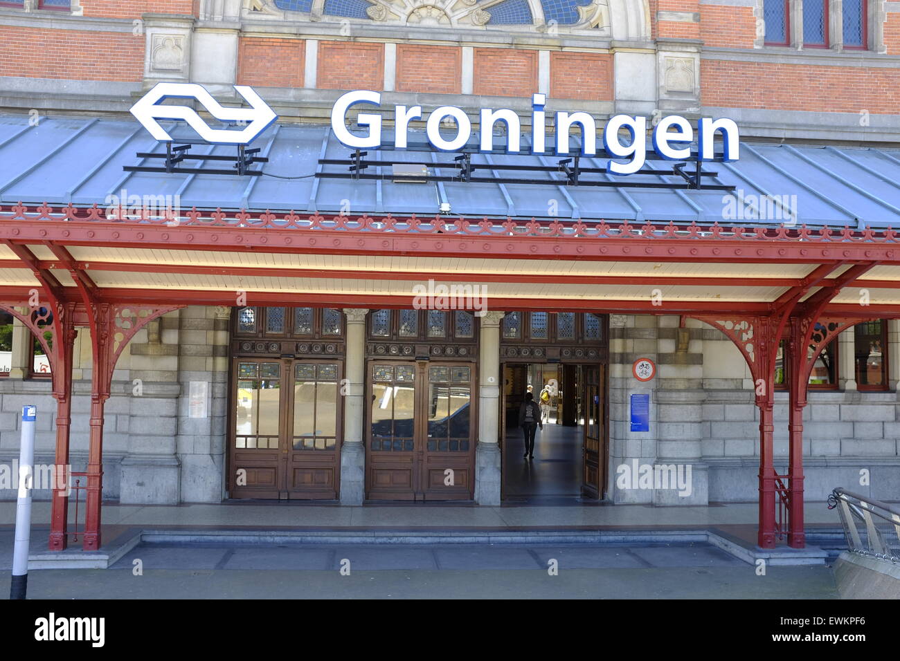 Station Groningen aux Pays-Bas Banque D'Images