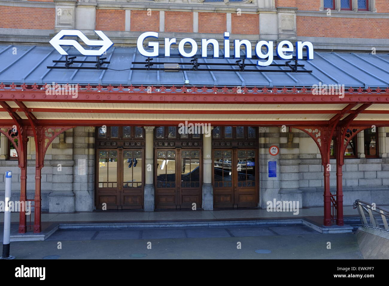 Station Groningen aux Pays-Bas Banque D'Images