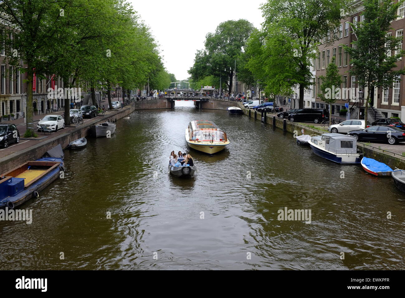 Canaux d'Amsterdam Banque D'Images