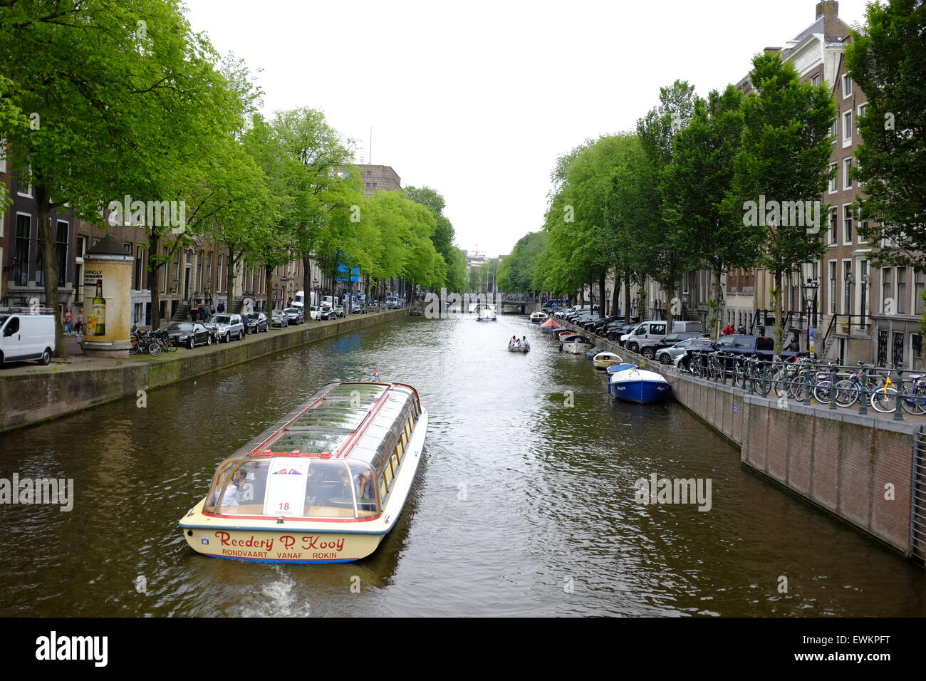 Canaux d'Amsterdam Banque D'Images