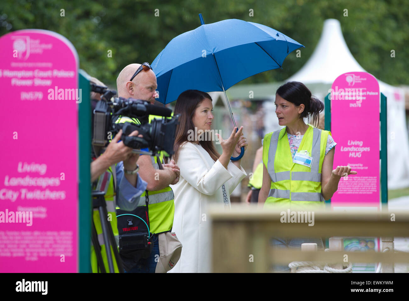 RHS Hampton Court Flower Show 2015, Rachel De Thame, Hampton Court, Surrey, England, UK Banque D'Images