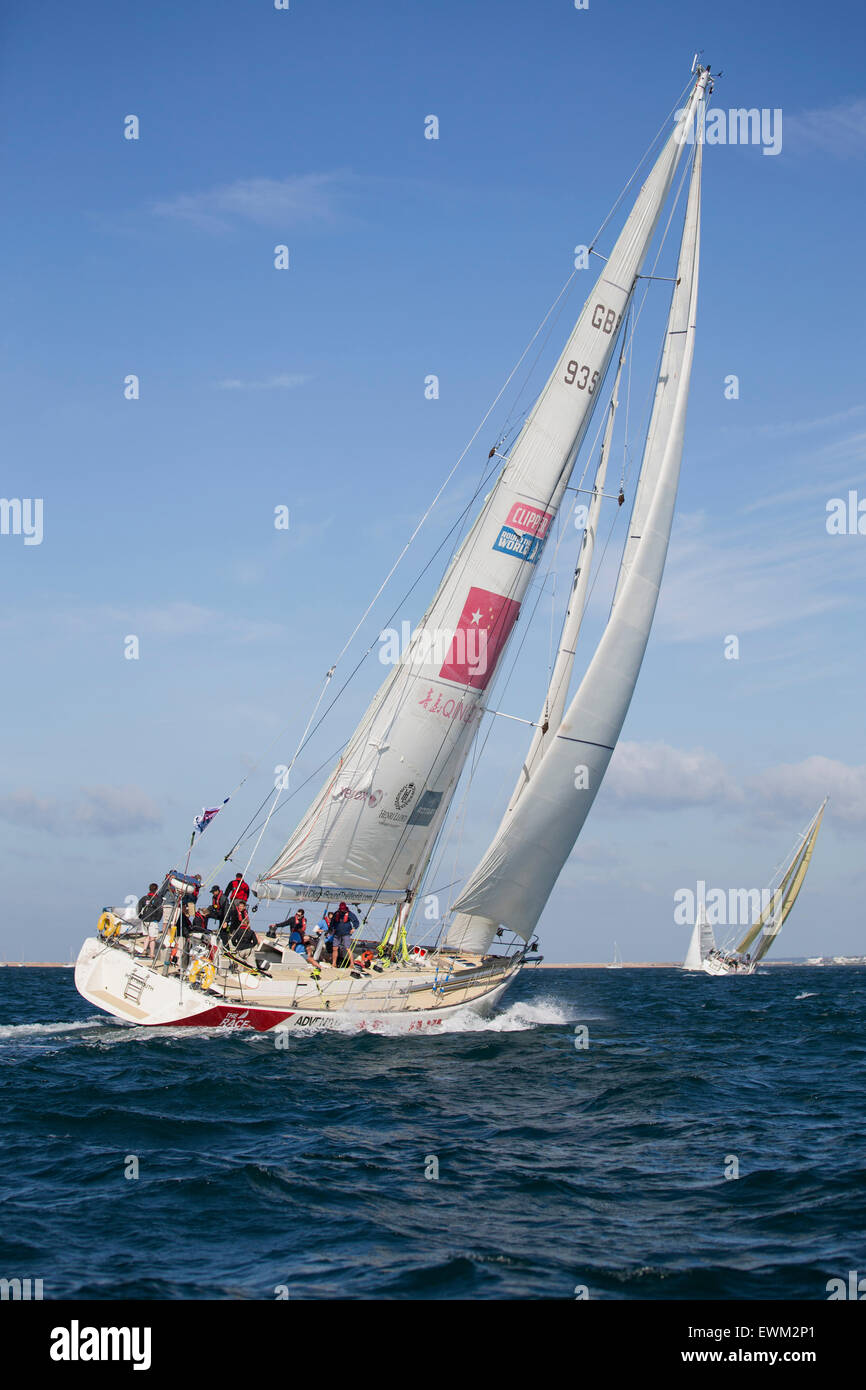 UK. 27 Juin, 2015. 37 70 2015 CV09 dans la course le Tour de l'Île Crédit : Niall Ferguson/Alamy Live News Banque D'Images