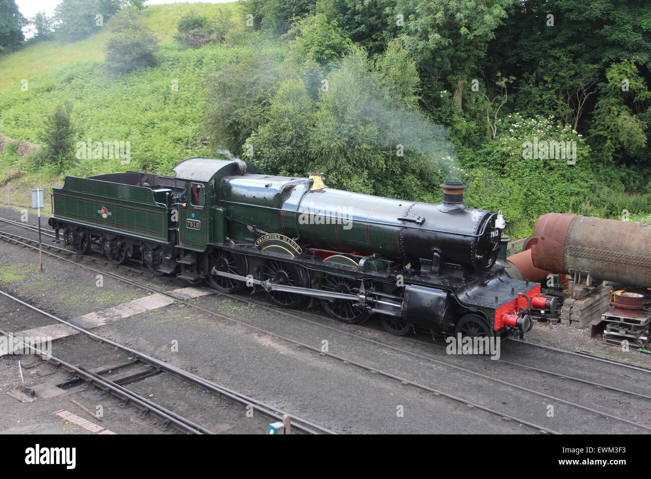 Train à vapeur GWR Banque D'Images