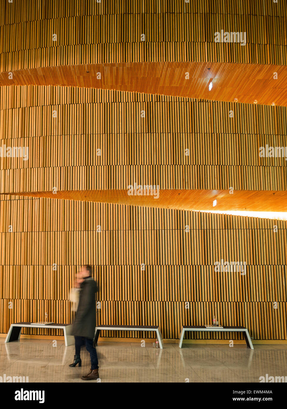 Oslo Opera House interior Banque D'Images