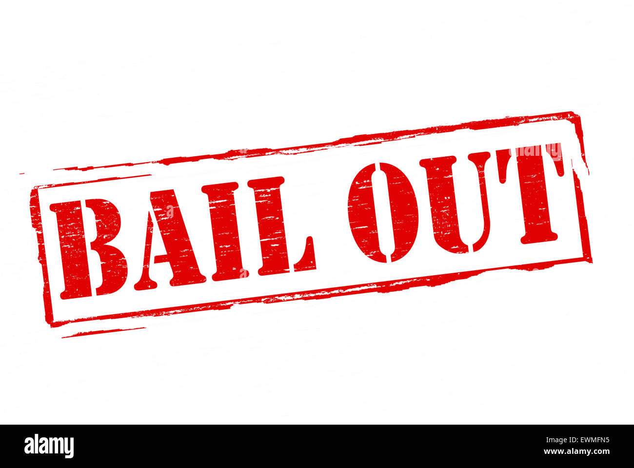Stamp avec texte renflouer l'intérieur, illustration Banque D'Images
