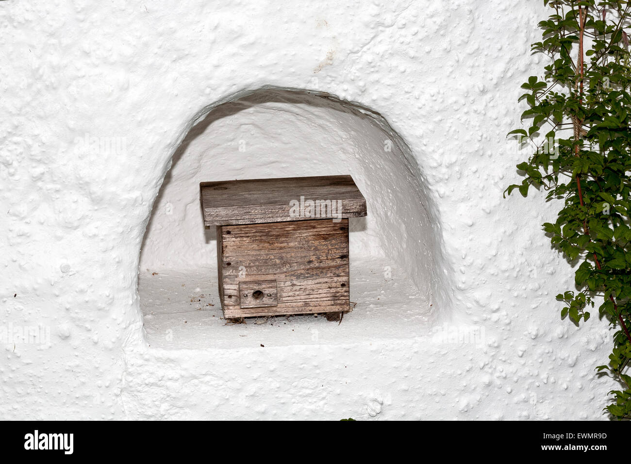 Trouvé sur de vieilles fermes Dartmoor vous verrez ce que ressemblent à de petits placards faite de granit. Ils sont soit intégrés dans ou à côté Banque D'Images