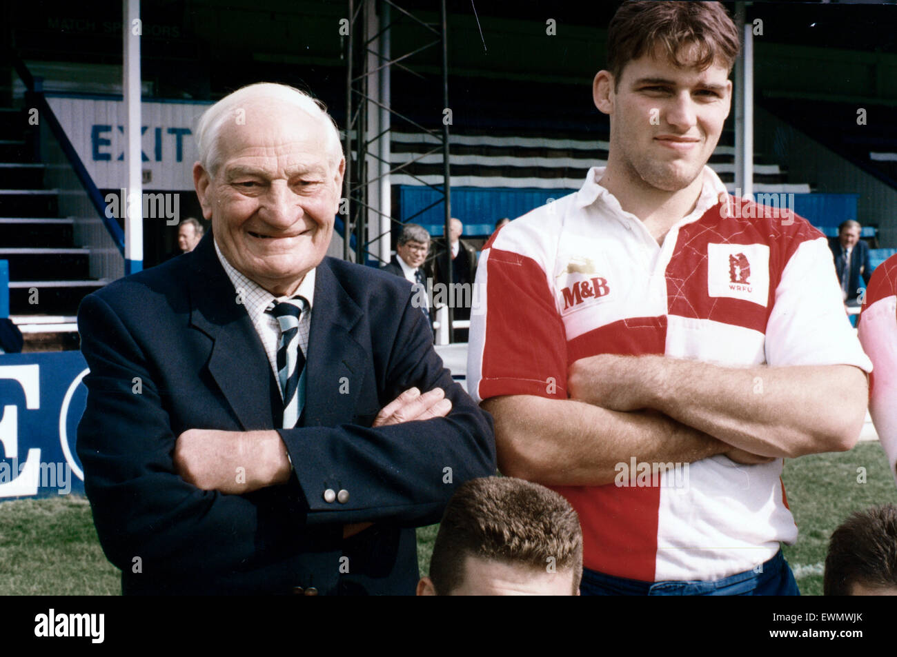 Harry Walker Secrétaire match du Warwickshire. Septembre 1993. Banque D'Images
