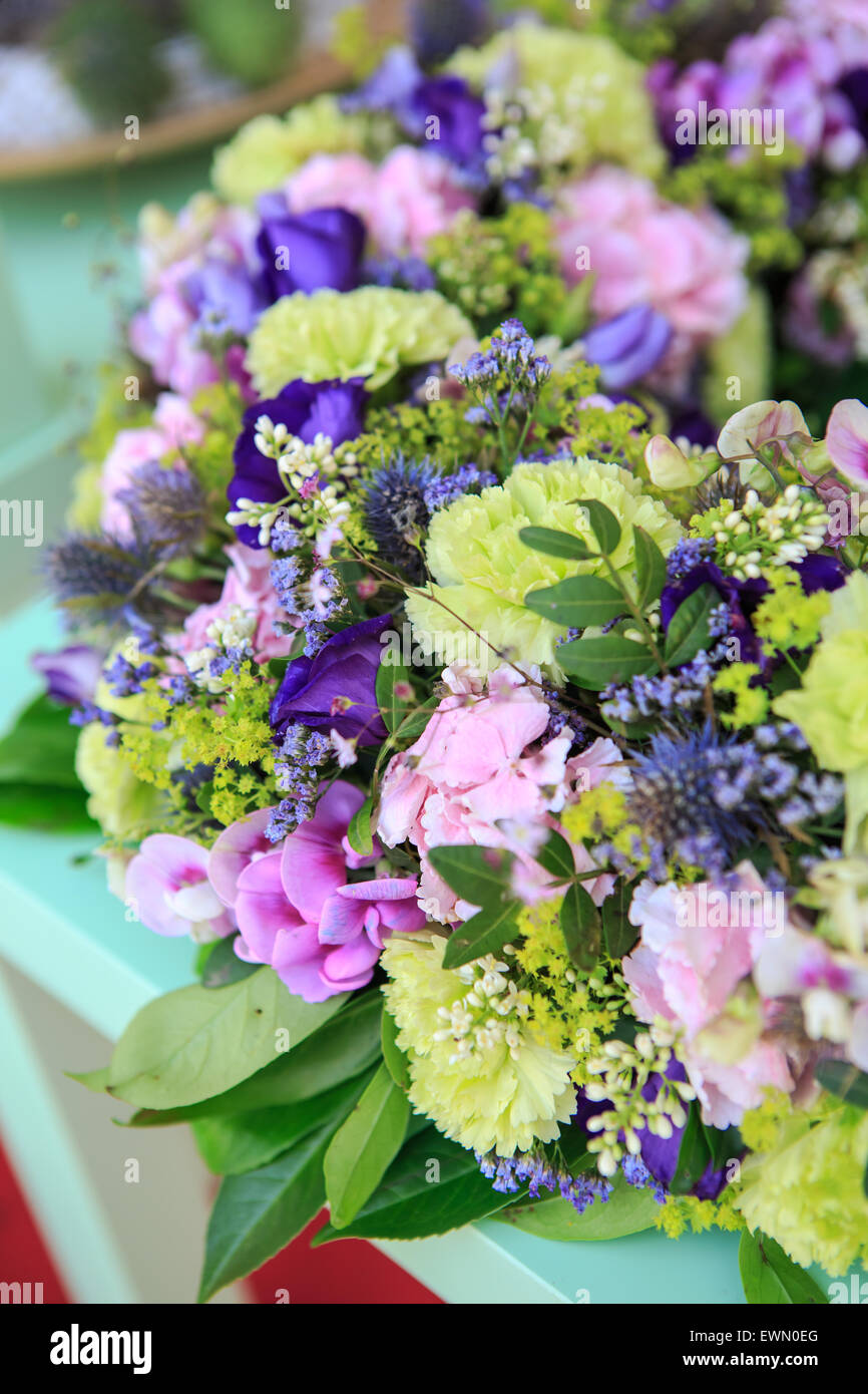 Un bouquet de fleurs d'été diversifiée Banque D'Images