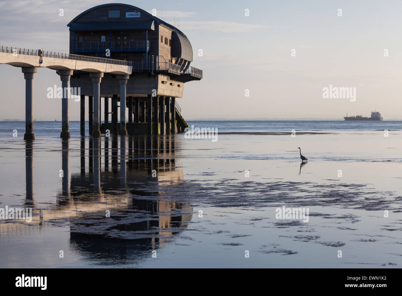 La station de sauvetage de la RNLI à Bembridge sur l'île de Wight, Royaume-Uni Banque D'Images