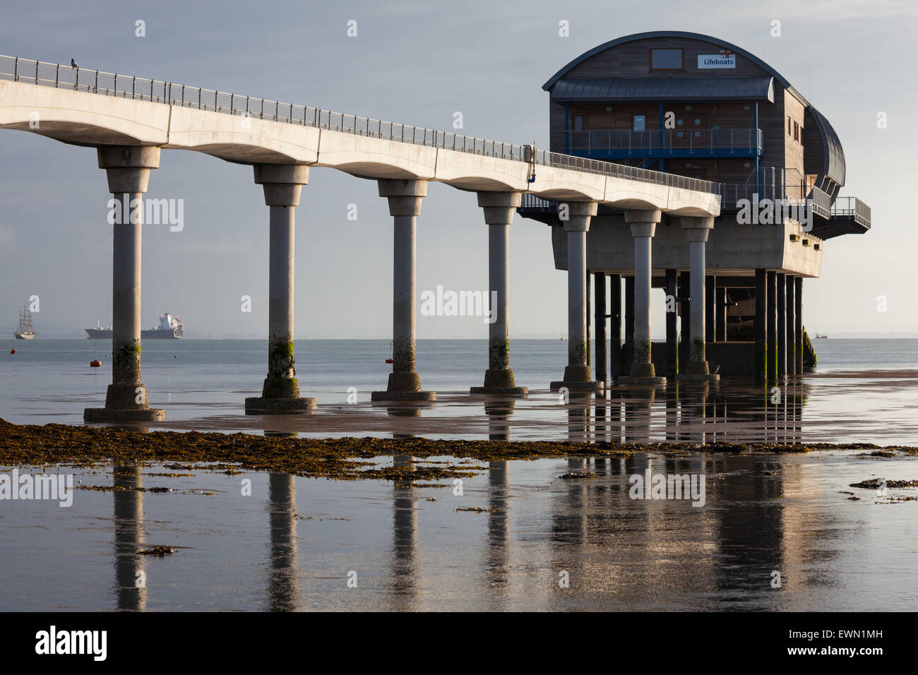 La station de sauvetage de la RNLI à Bembridge sur l'île de Wight, Royaume-Uni Banque D'Images