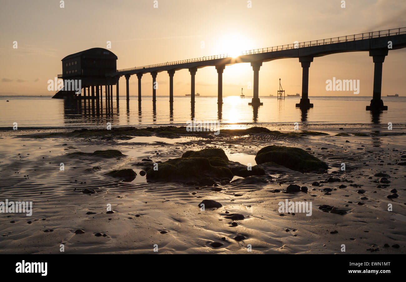 La station de sauvetage de la RNLI à Bembridge sur l'île de Wight, Royaume-Uni Banque D'Images