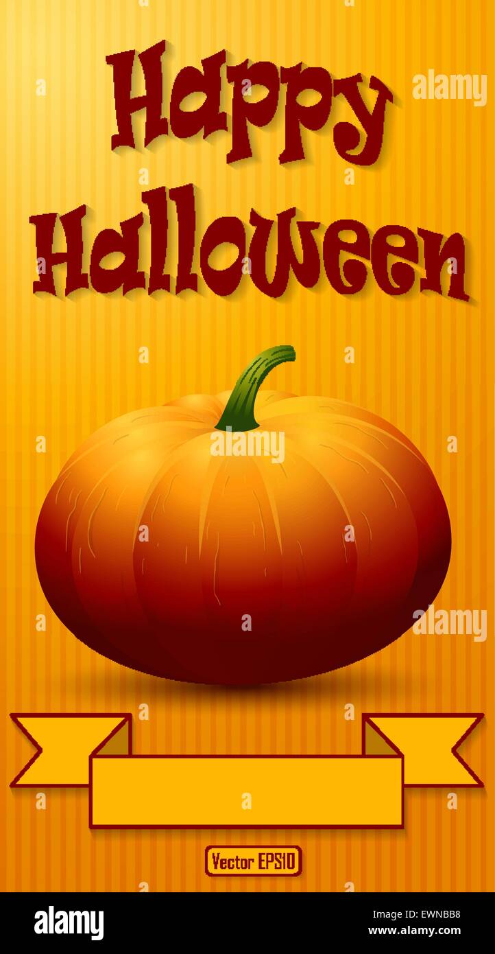 Happy Halloween Background. Vector illustration. Illustration de Vecteur