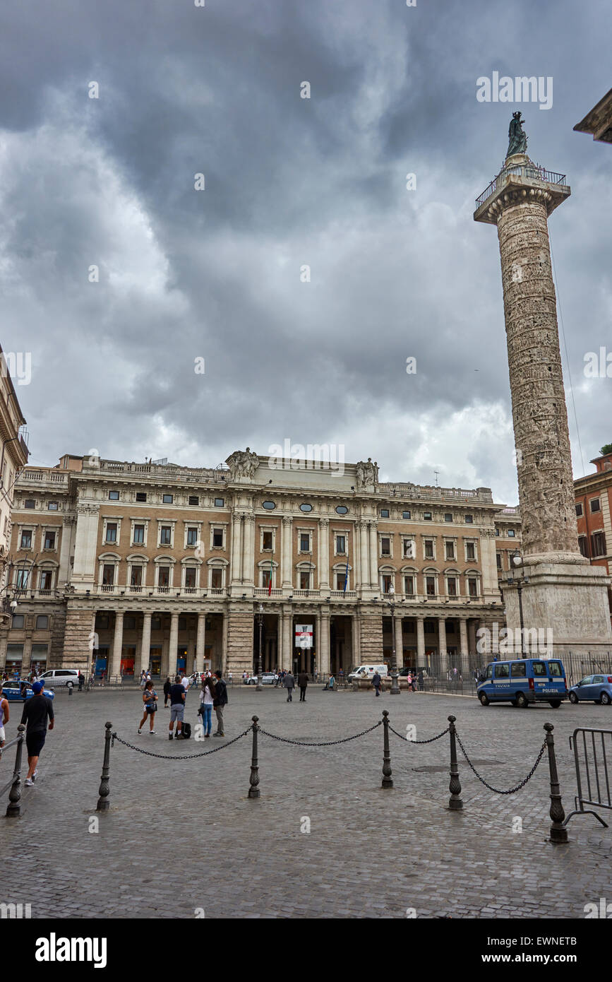 Colonna est le III rione de Rome et situé dans le centre historique de la ville Banque D'Images