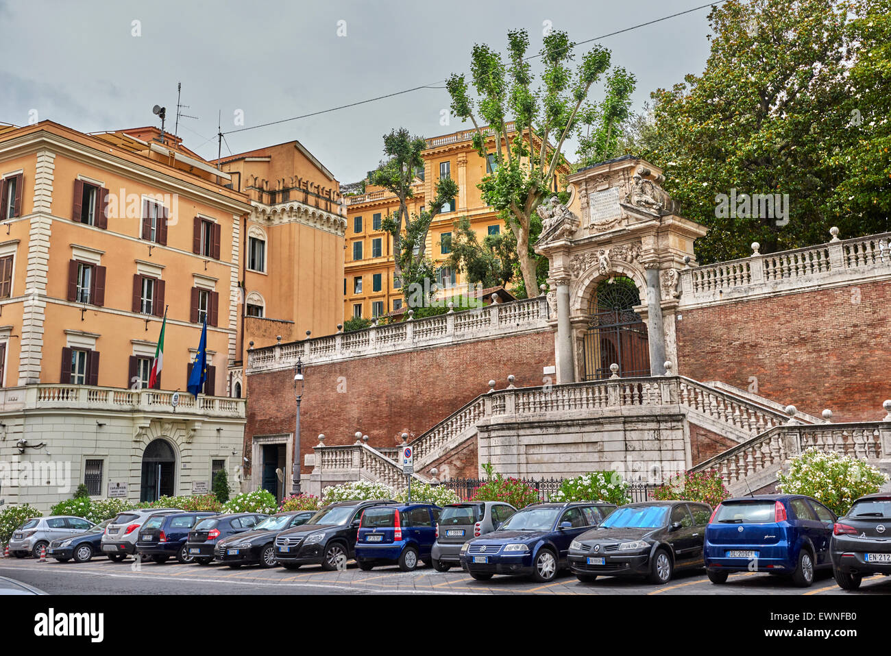 Rome est une ville et une commune italienne de l'Italie. Rome est la capitale de l'Italie et de la région du Latium. Banque D'Images