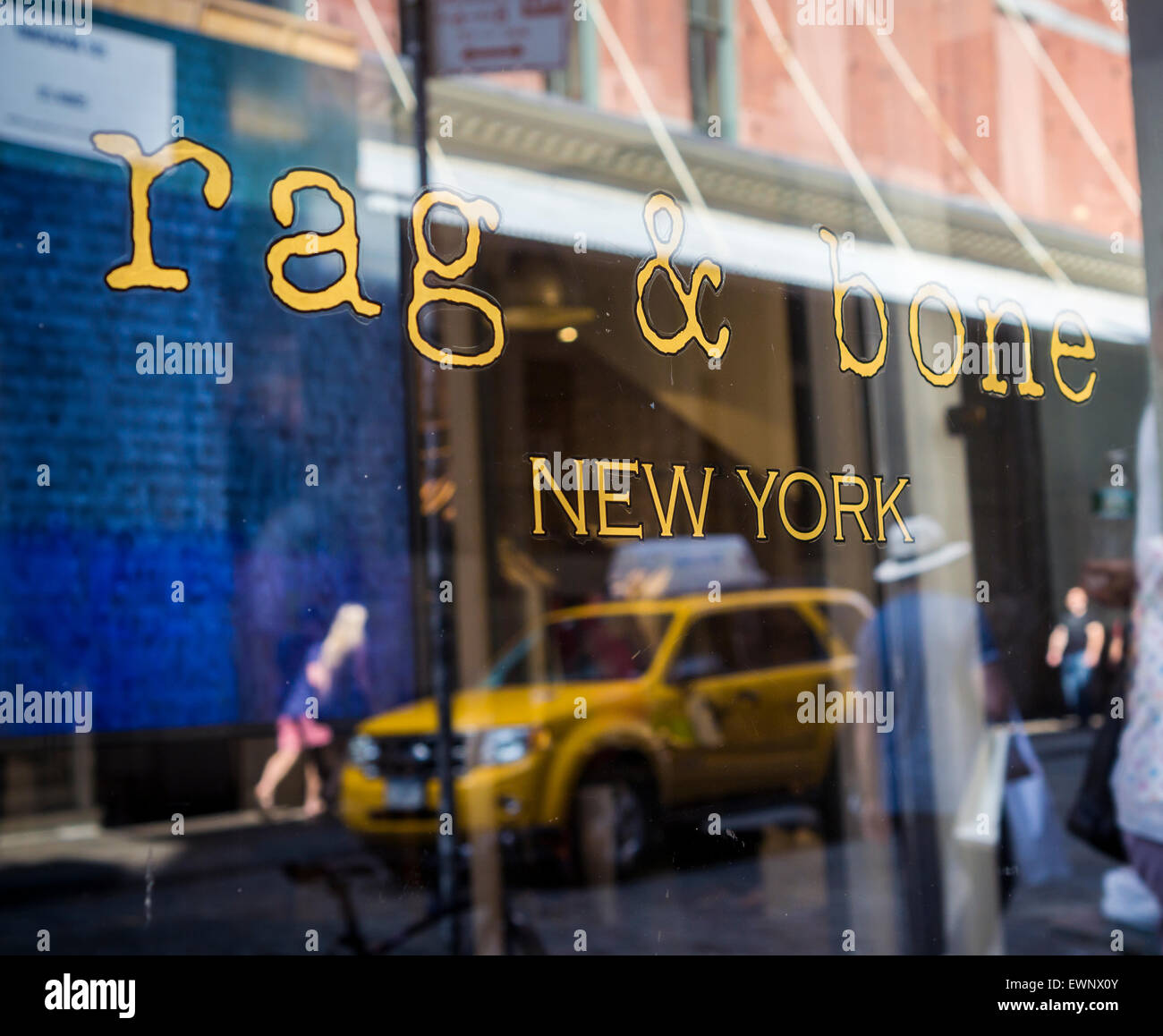 Un Rag & Bone store à New York, le vendredi 26 juin 2015. (© Richard B. Levine) Banque D'Images