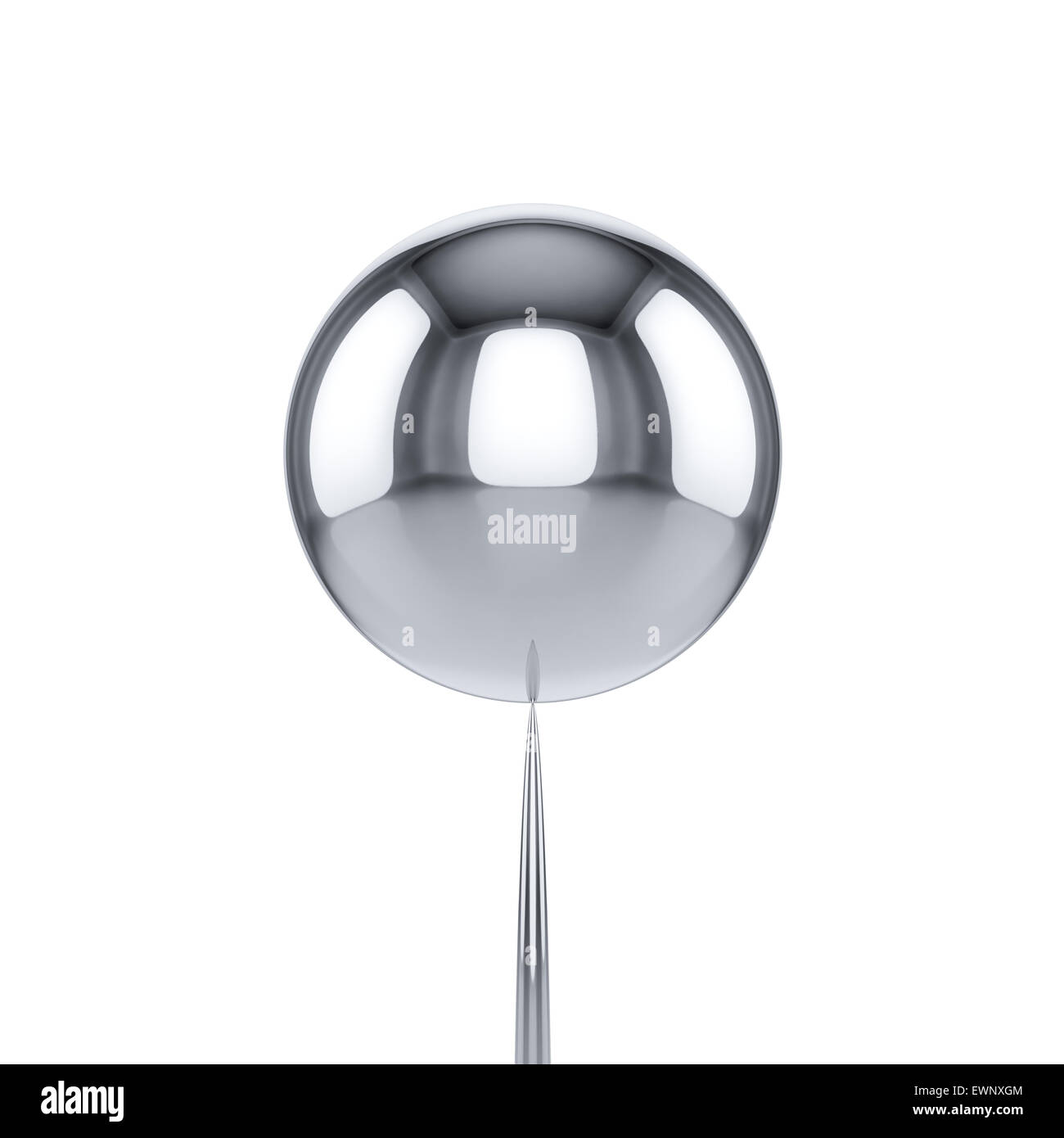 3d illustration conceptuelle de l'équilibre parfait rendre isolé sur fond blanc Banque D'Images