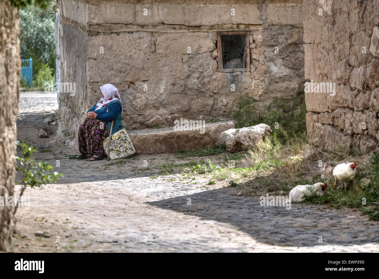 La vie en Anatolie, Turquie Banque D'Images