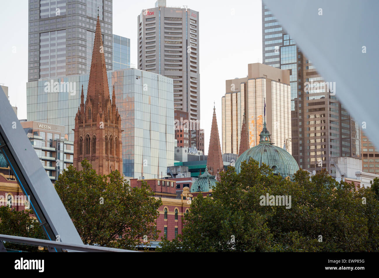 Skyline, Melbourne, Australie Banque D'Images