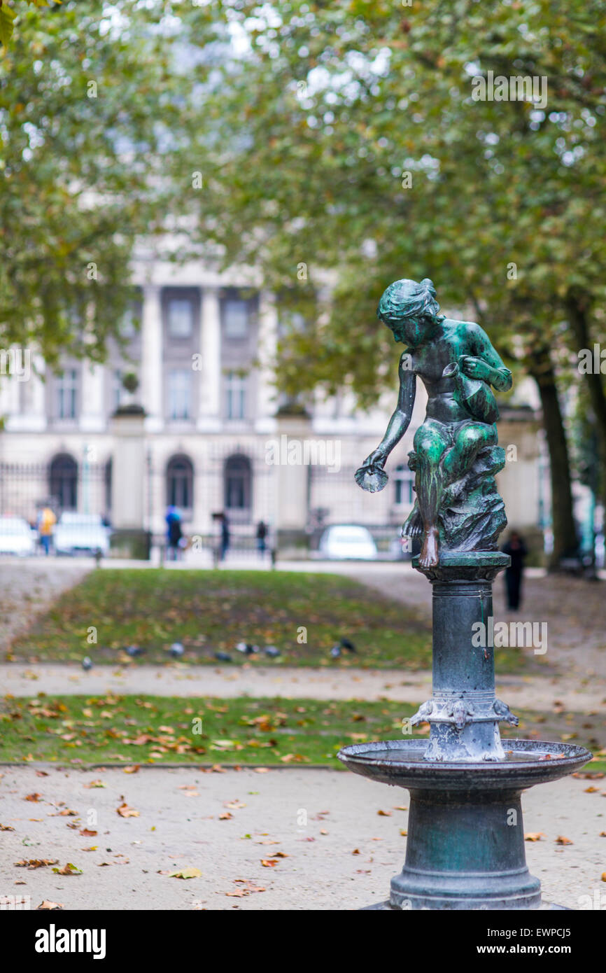 Jardin de sculptures, le parc royal, Bruxelles, Belgique Photo Stock