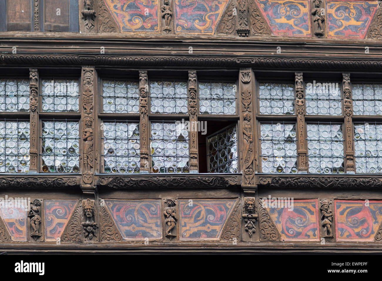 Maison Kamerzell, Strasbourg, Alsace, France Banque D'Images