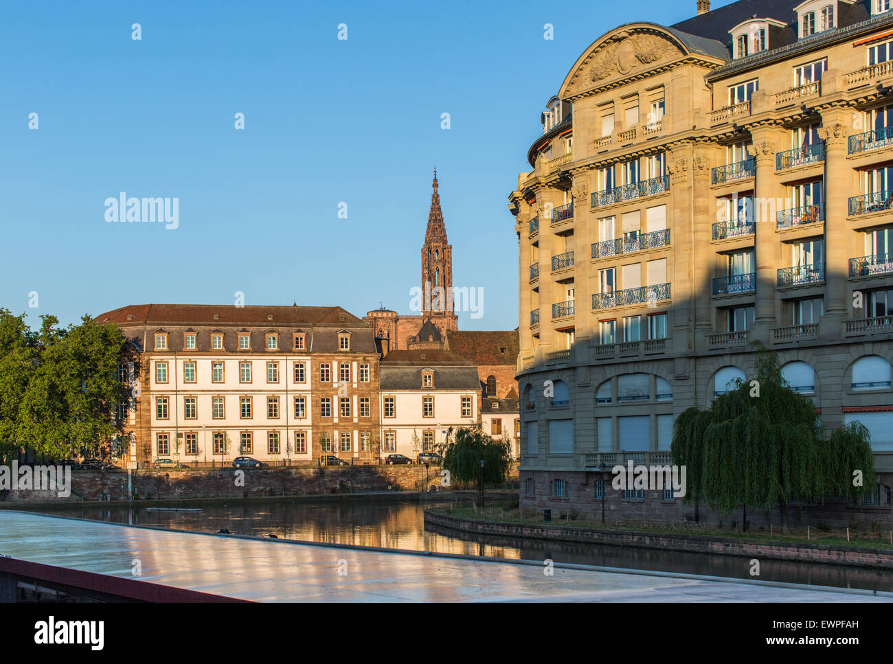 L'Ill, Strasbourg, Alsace, France Banque D'Images