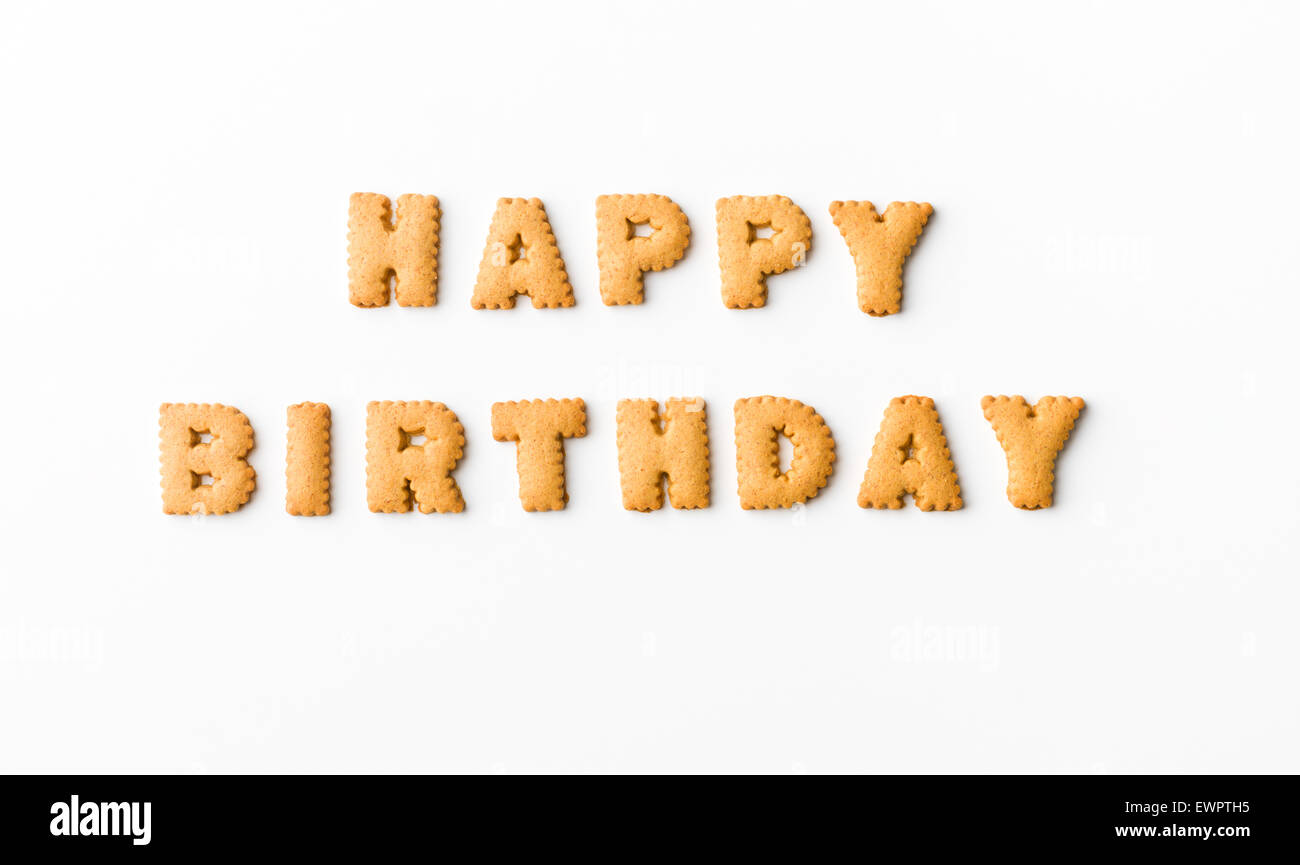 Happy Birthday Message Banque D Image Et Photos Alamy