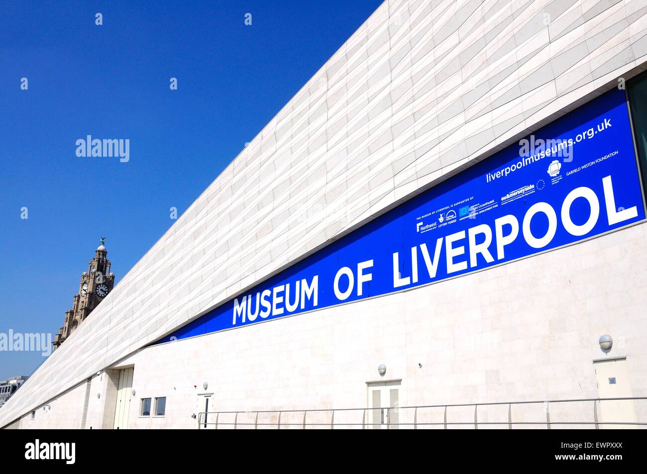 Le Musée de Liverpool building à Pier Head, Liverpool, Merseyside, England, UK, Europe de l'Ouest. Banque D'Images