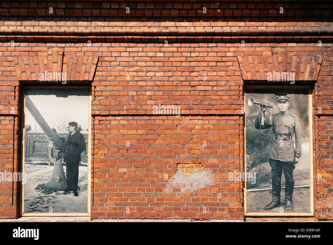 Karosta Prison militaire, Liepaja, Lettonie Banque D'Images