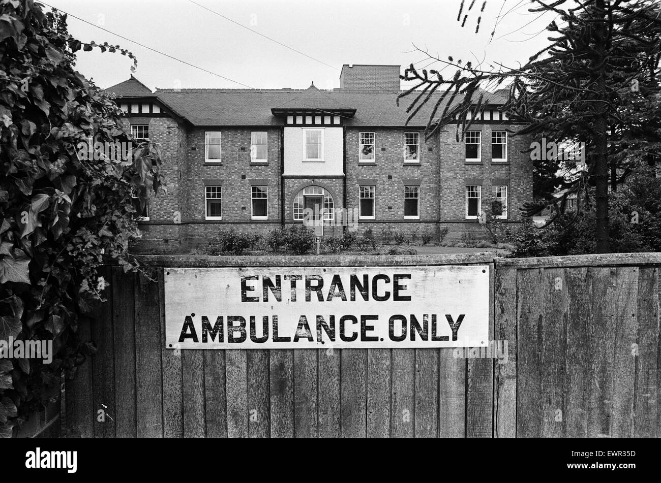 Épidémie de variole Birmingham 1978. Janet Parker un photographe médical britannique est devenue la dernière personne à mourir de la variole. Elle a été accidentellement exposé à une souche qui a été cultivé dans un laboratoire de recherche sur l'étage inférieur à l'Université de Birmingham Banque D'Images