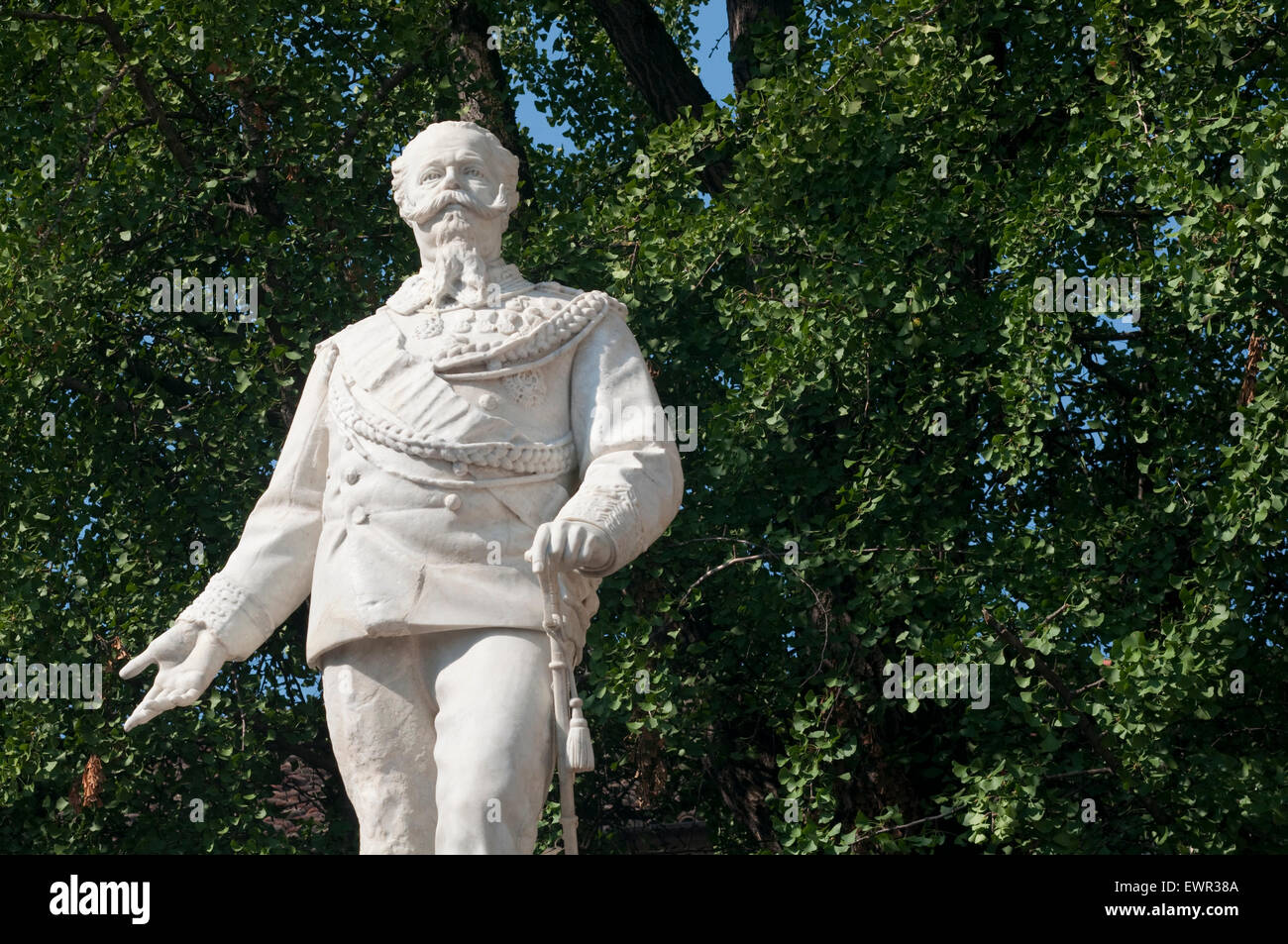L'Italie, Lombardie, Crema, Piazza Aldo Moro, la Place Vittorio Emanuele II Monument Banque D'Images