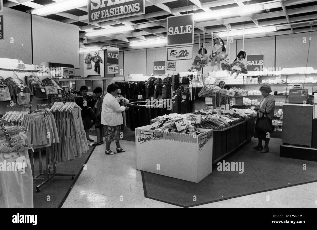 Farnons Department Store, Newcastle, 1er juillet 1988. Banque D'Images