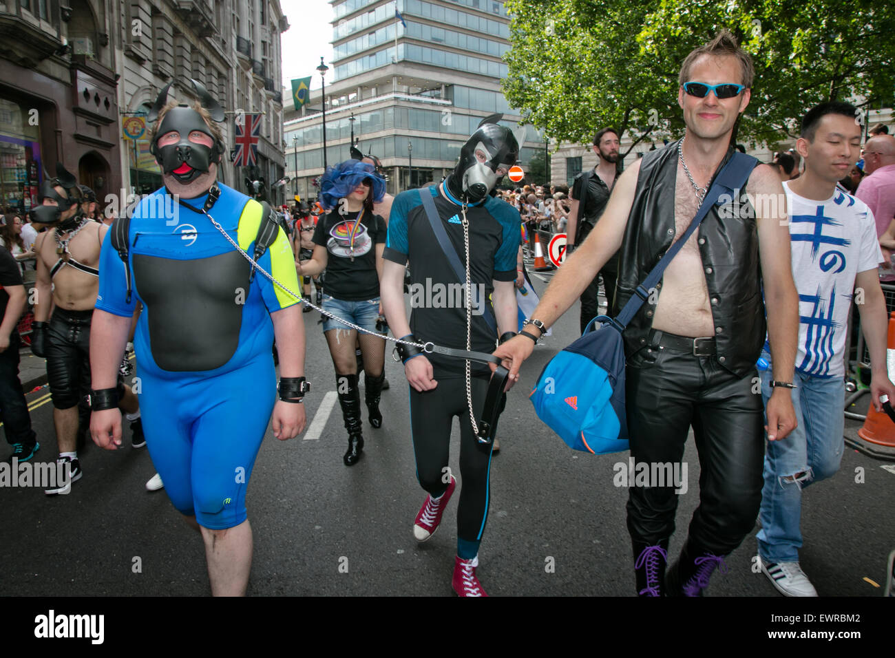 Pride Parade à Londres 27 juin 2015 Angleterre Londres Banque D'Images