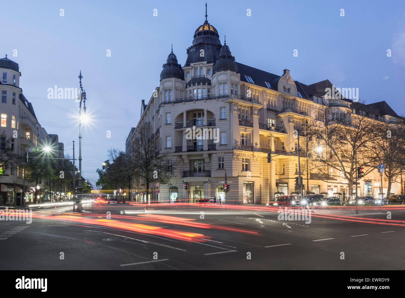 Kurfurstendamm, bâtiment luxueux, City West, Berlin Banque D'Images