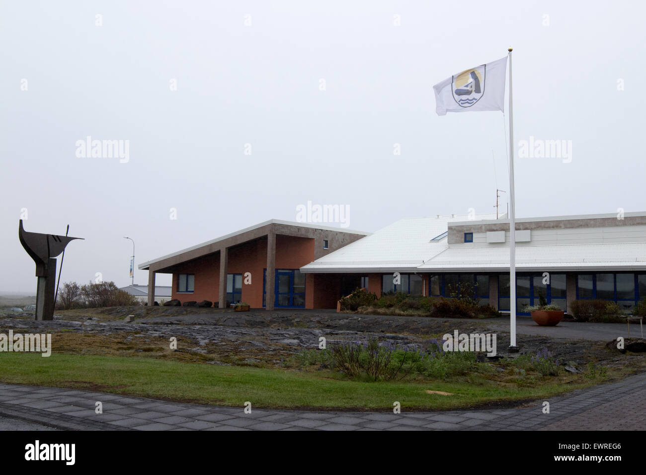 Grindavik mairie radhus Islande Banque D'Images
