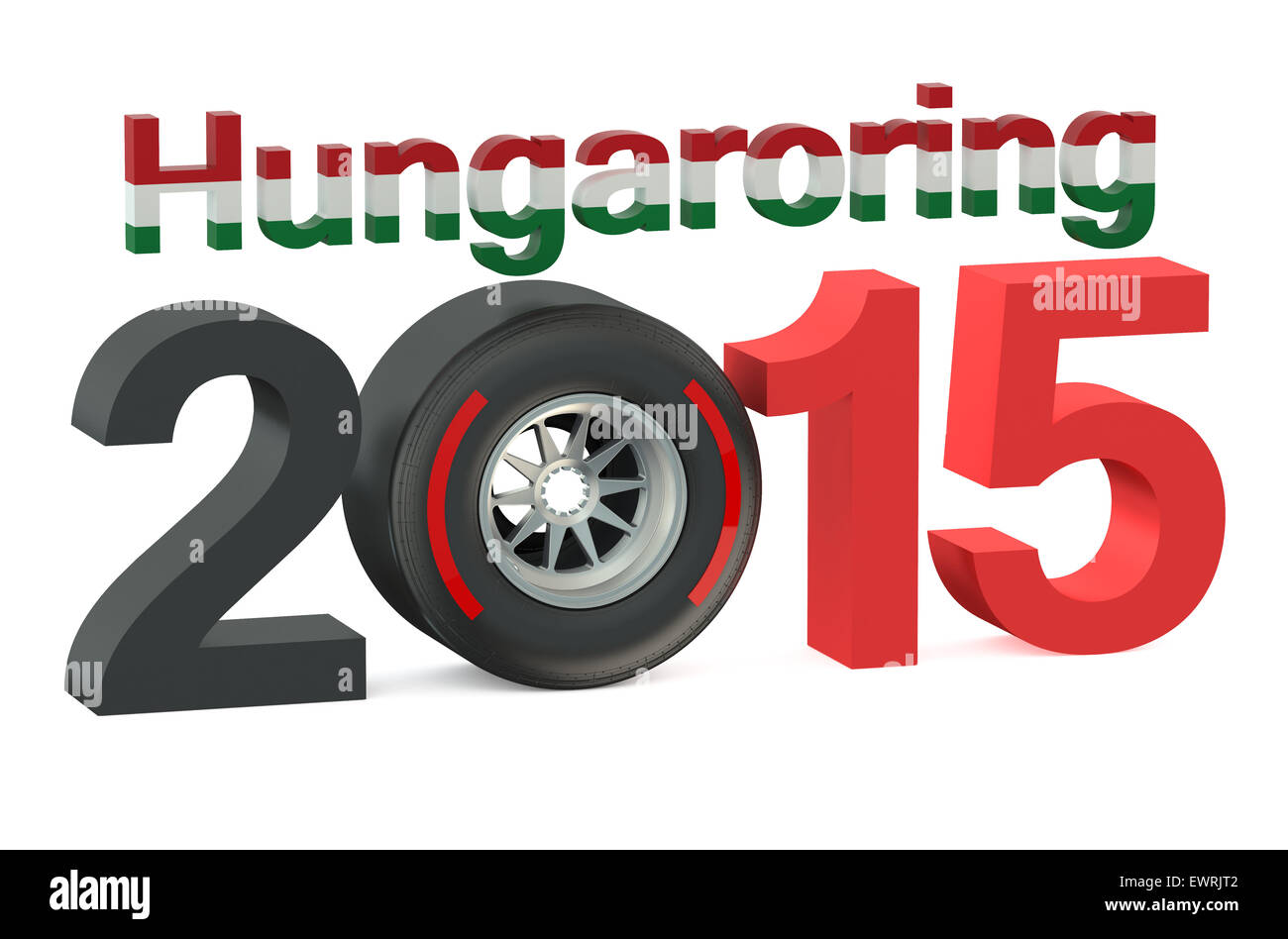 F1 Grand Prix de Formule 1 de Hongrie Hungaroring 2015 Banque D'Images