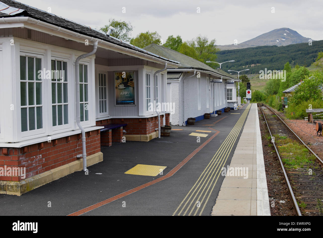 Crianlarich gare, Highlands écossais. Banque D'Images
