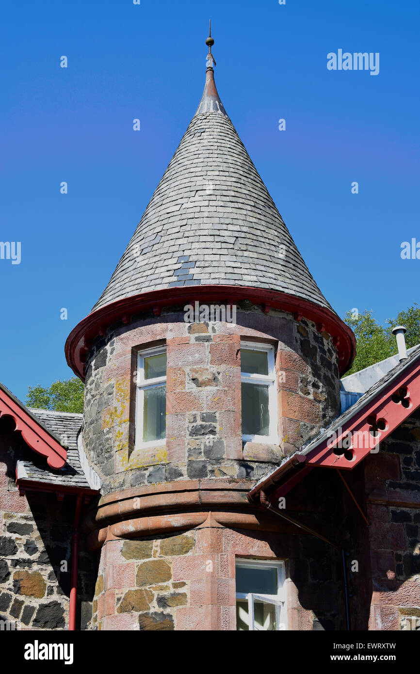 Rowardennan Youth Hostel, sur les rives du Loch Lomond, les Highlands écossais. Banque D'Images