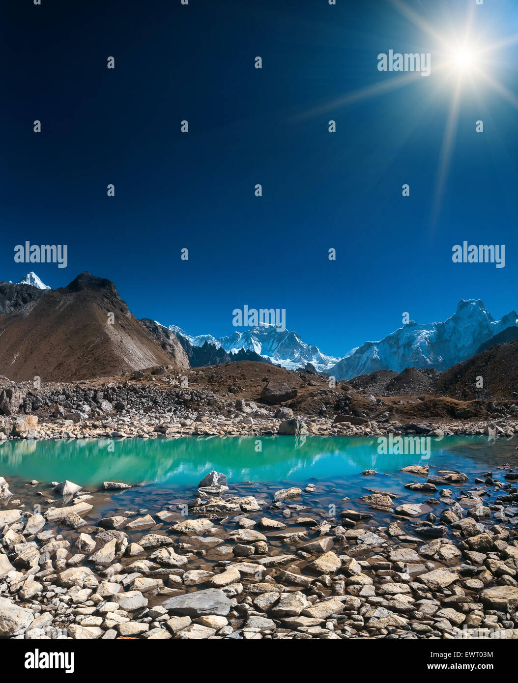 Magnifique paysage de montagne Banque D'Images Magnifique paysage de montagne Banque D'Images