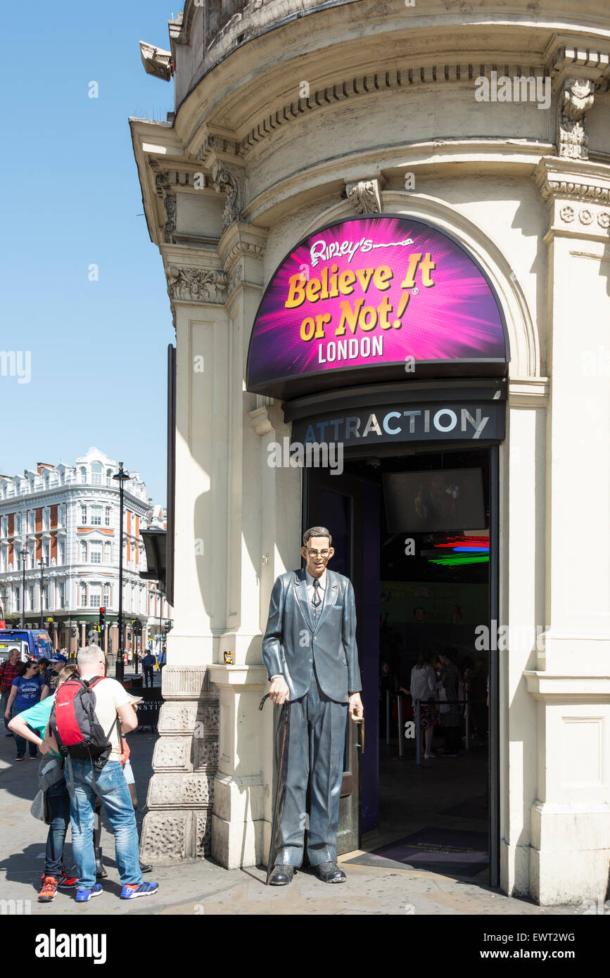 Ripley's Believe It or Not ! L'attraction, Piccadilly Circus, West End, la ville de Westminster, Londres, Angleterre, Royaume-Uni Banque D'Images