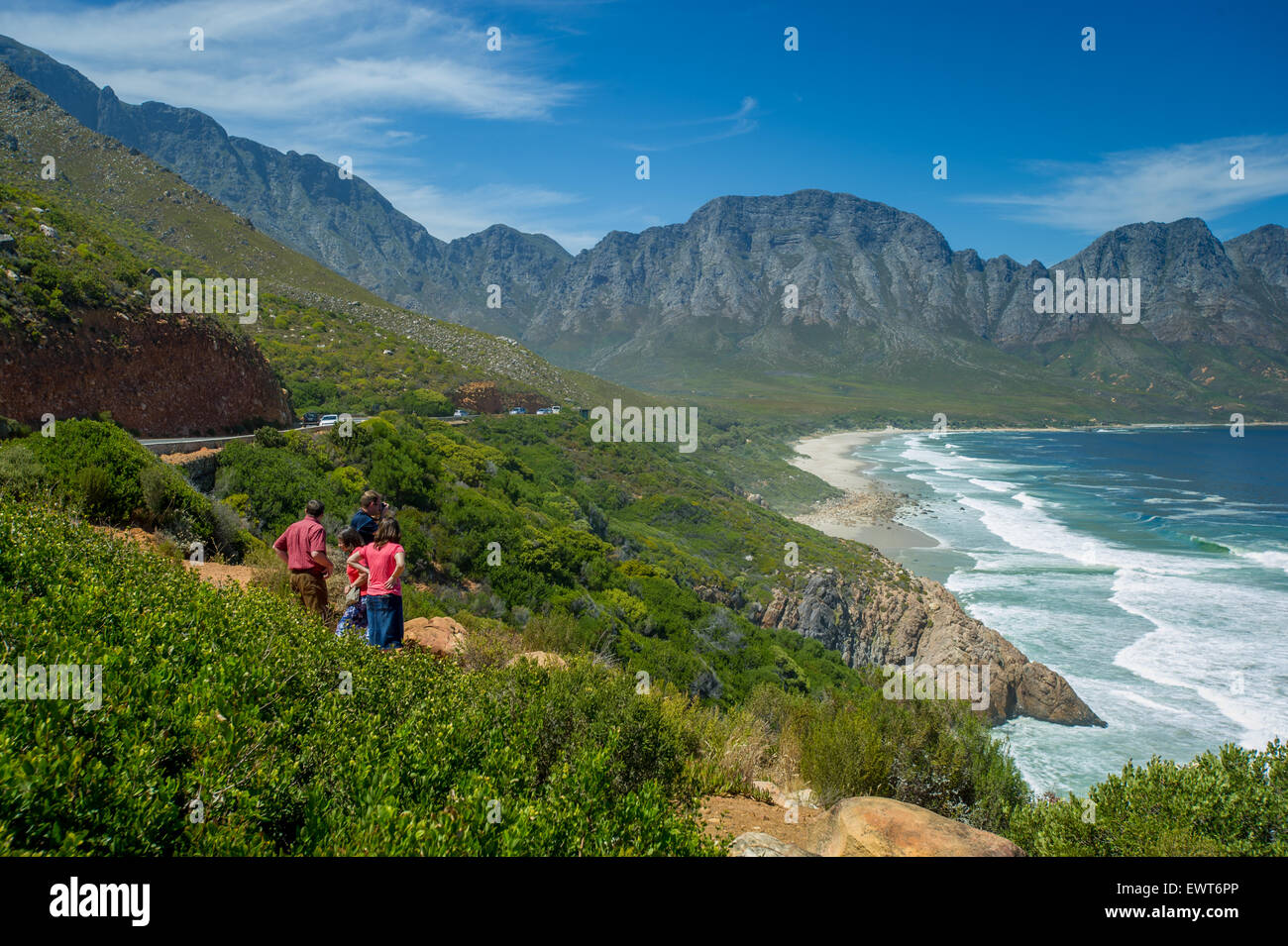 Gordon's Bay, Afrique du Sud - Coast et du paysage Banque D'Images