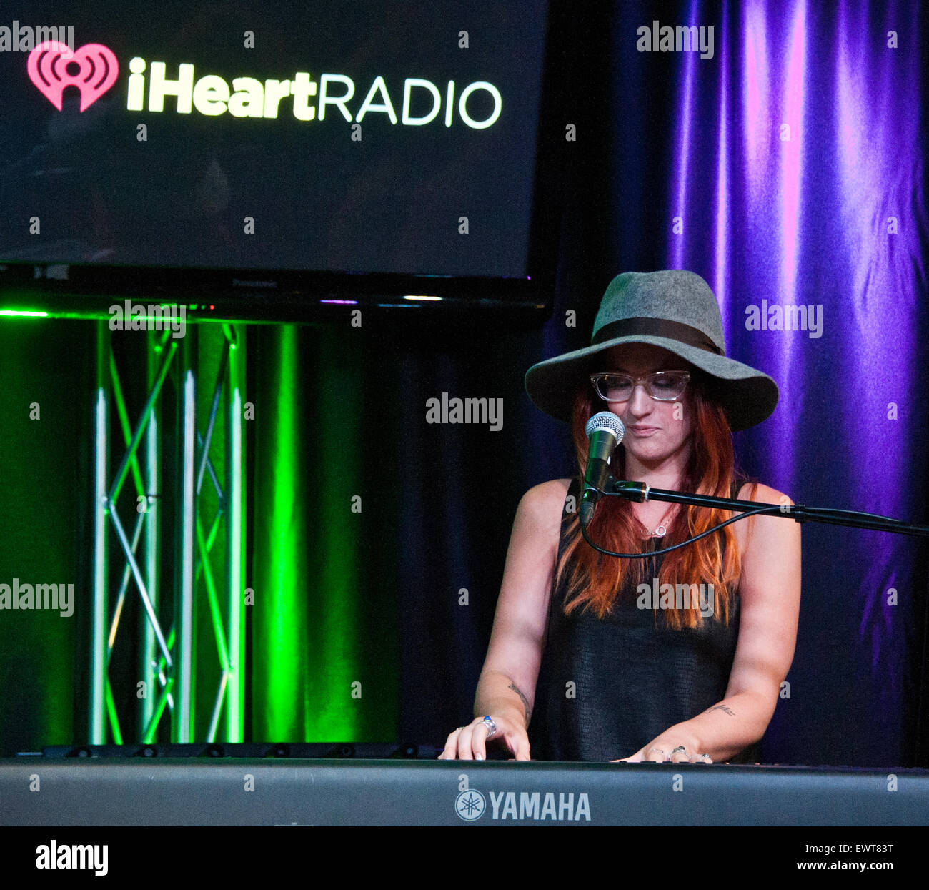 Bala Cynwyd, Pennsylvania, USA. 30 Juin, 2015. Ingrid Michaelson Singer-Songwriter américaine effectue au Mix106's Performance Theatre le 30 juin 2015 à Bala Cynwyd, Pennsylvania, United States. Crédit : Paul Froggatt/Alamy Live News Banque D'Images