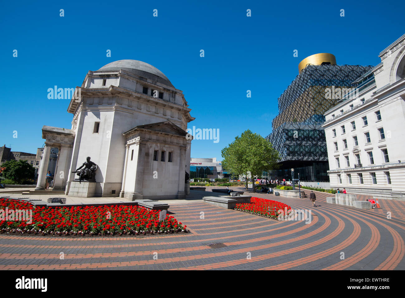 Centenary Square dans la ville de Birmingham, West Midlands England UK Banque D'Images