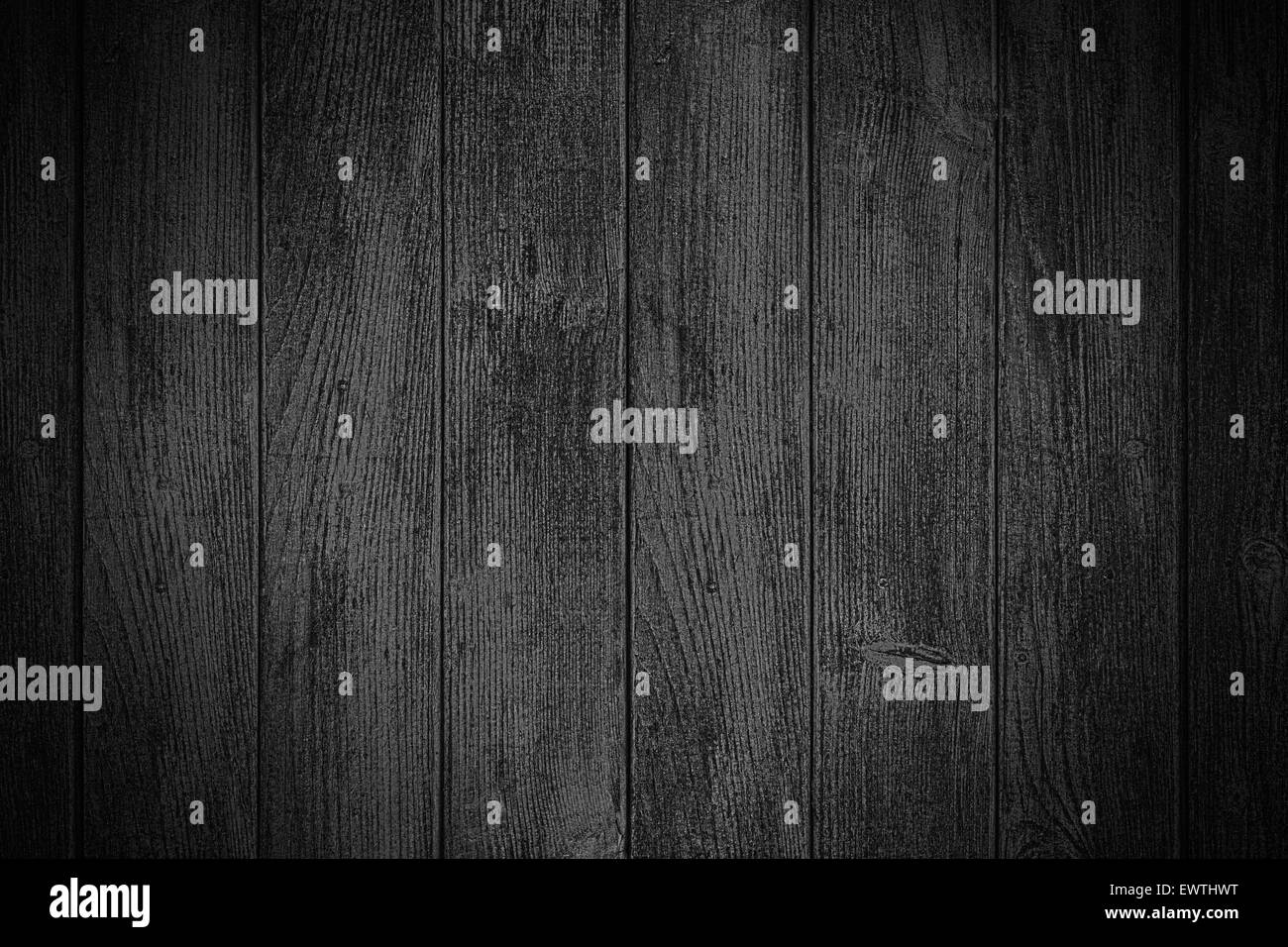 Fond en bois noir ou la planche en bois texture Banque D'Images