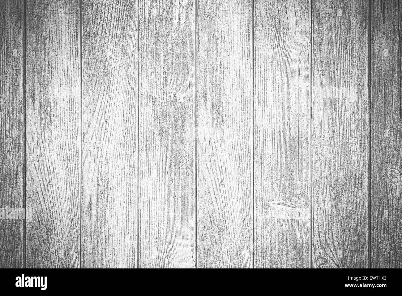 Fond en bois blanc ou la planche en bois texture Banque D'Images