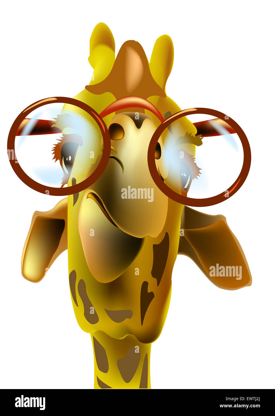 Cute Cartoon Girafe Photo Stock Alamy Cute Cartoon Girafe Photo Stock Alamy