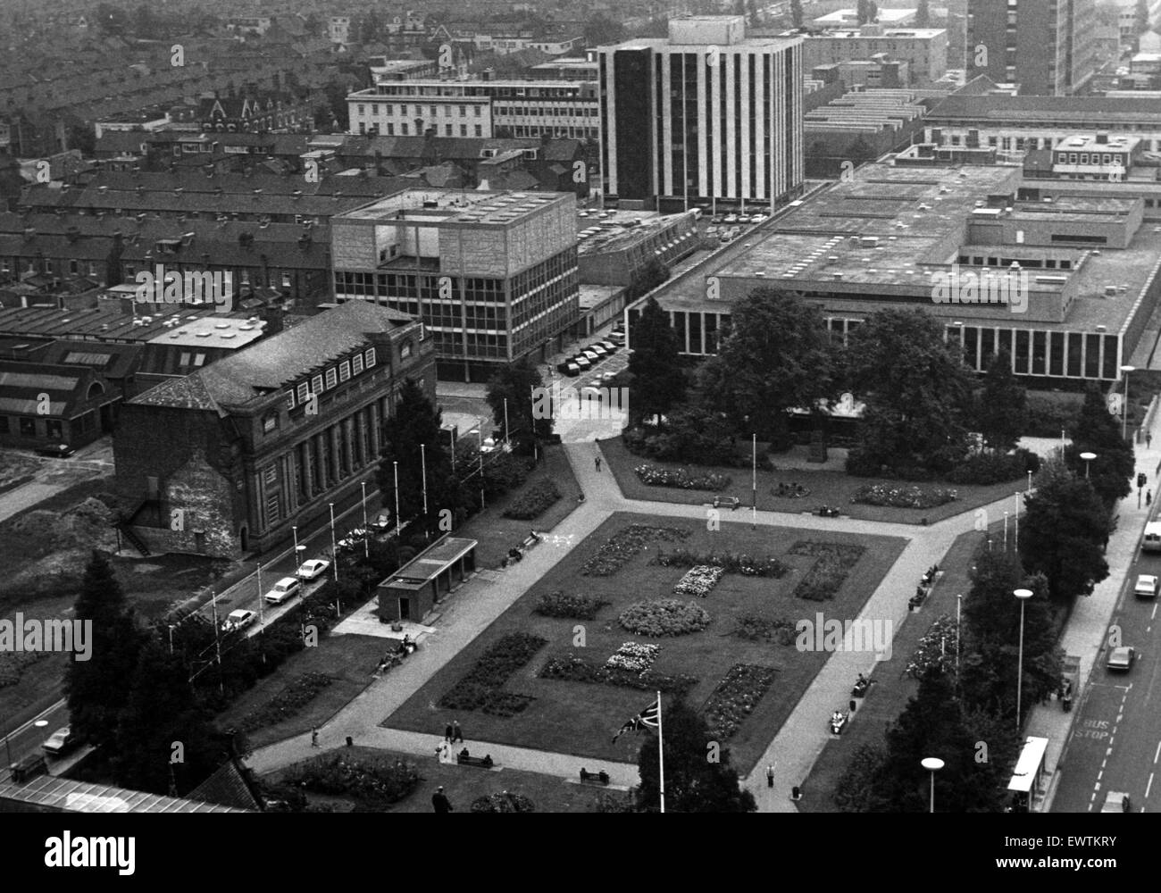 Le parc Victoria, Middlesbrough. 15 septembre 1982. Banque D'Images